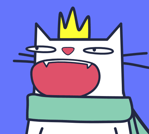 LangCat 角色 — 王冠貓